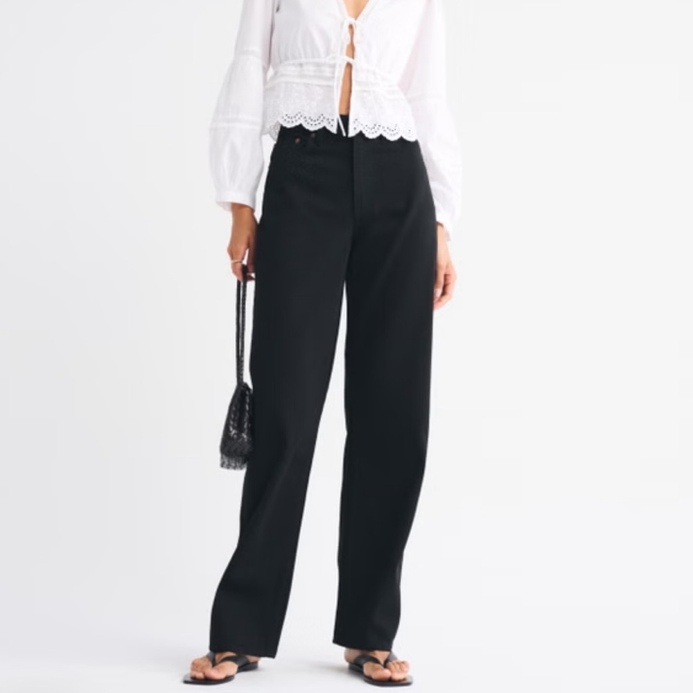 Women’s high rise loose Abercrombie jeans
